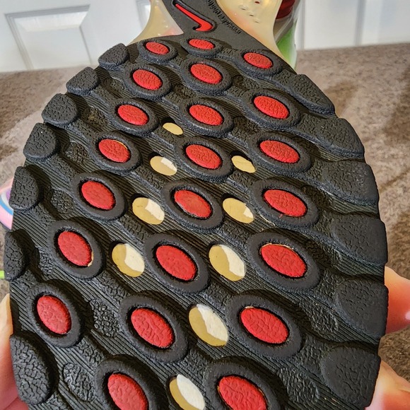 Nike Shox Go Multicolor Red Green Purple Running Shoes Sz 8.5 No Insoles *RARE* - Picture 13 of 16